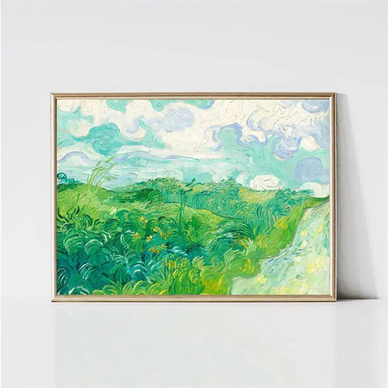 Van Gogh Canvas Wall Art Print | Starry Night Impressionist Poster Canvas Wall Art Print Peaceful Pleasures Health and Wellness