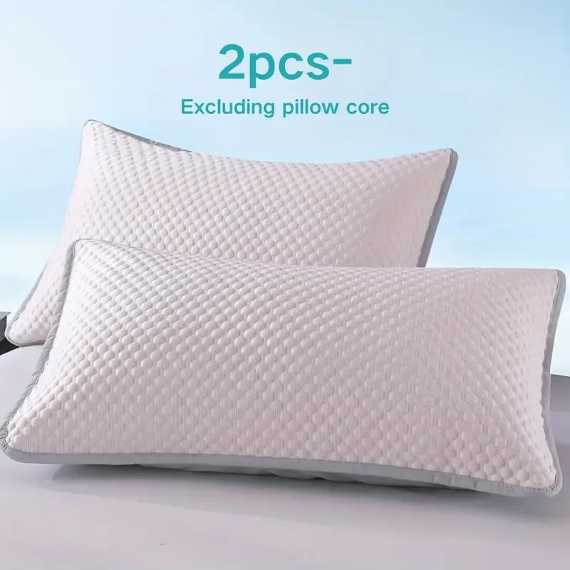 Ice Silk Cooling Pillowcase – Soft, Breathable & Washable