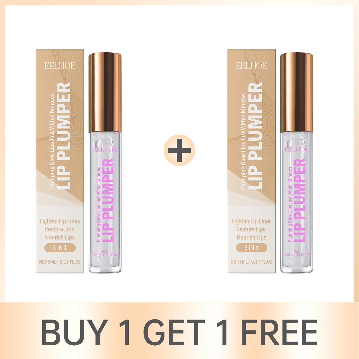 EELHOE Lip Plumper Oil – Volumising, Nourishing & Brightening