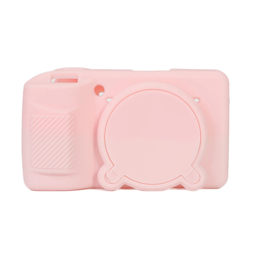 Anti-Slip For RICOH GR4 Silicone Protective Case With Lens Cover Shockproof Anti Scratch Precise Cutouts Easy Install Peaceful Pleasures Health and Wellness blush pink