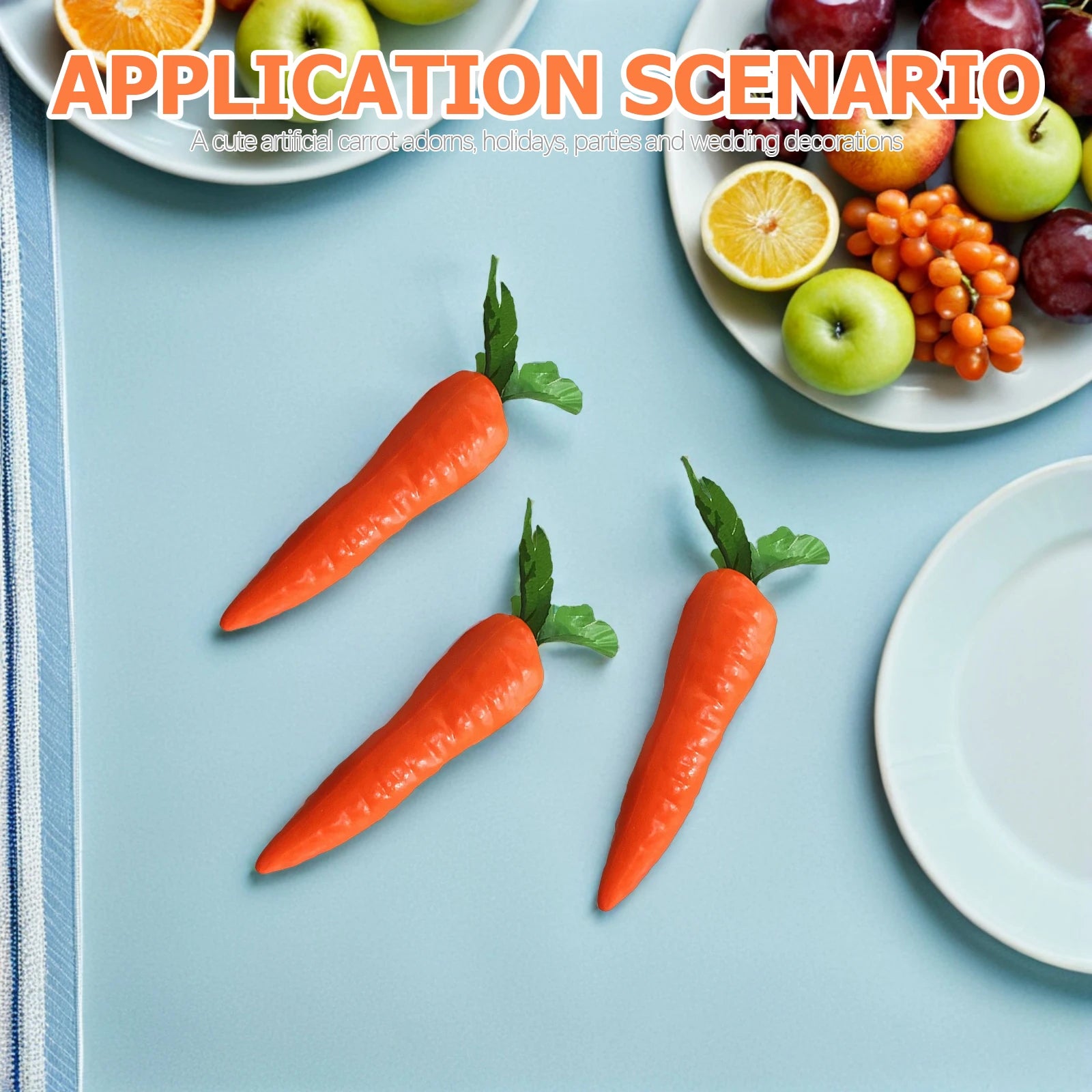 4pcs Mini Carrots Simulation Carrot Props Ornament Artificial Vegetable Fake Carrot Model For Party Festival Easter Photo Prop Peaceful Pleasures Health and Wellness