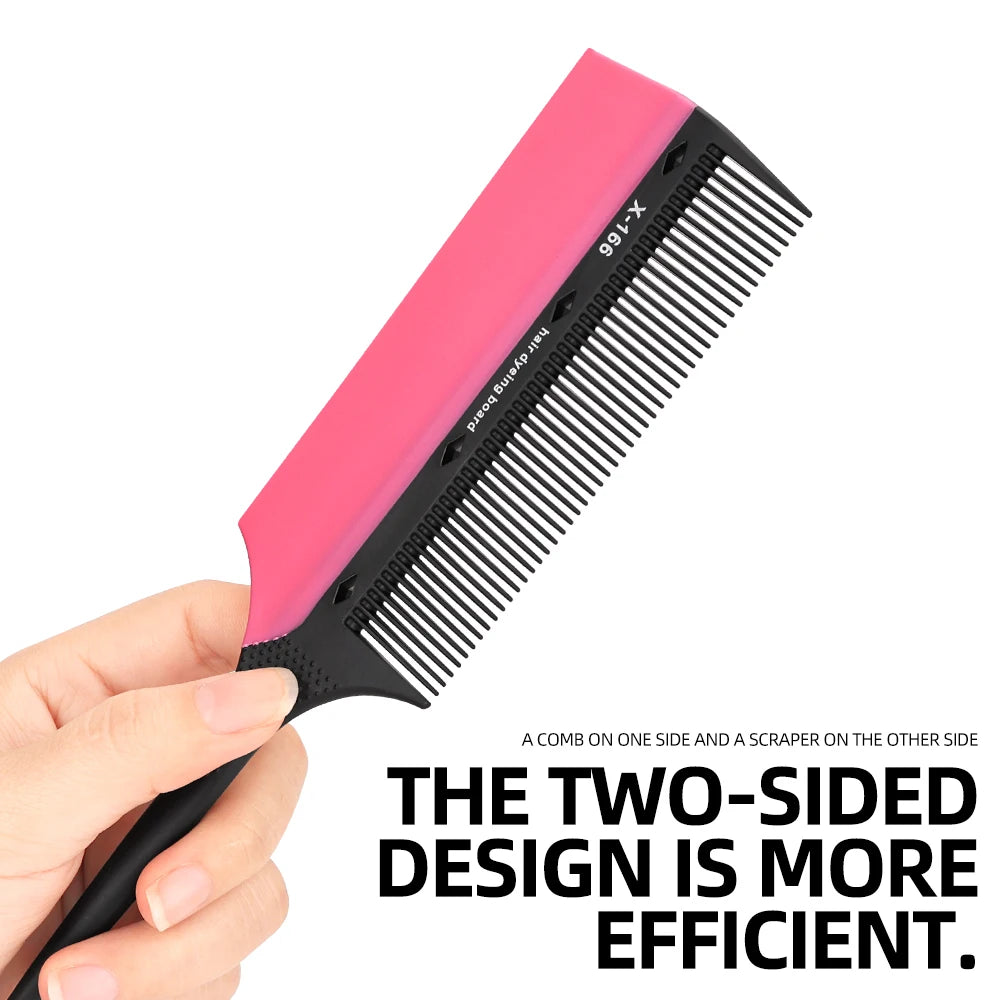 Salon Quality Hair Dye Brush Comb Fine-Tooth Applicator Tip-Tail Sectioning Tool for Home Highlight Dyeing Peaceful Pleasures Health and Wellness