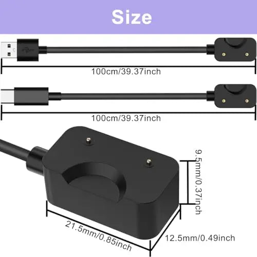 Samsung Galaxy Fit 3 R390 Magnetic USB Charging Cable Peaceful Pleasures Health and Wellness