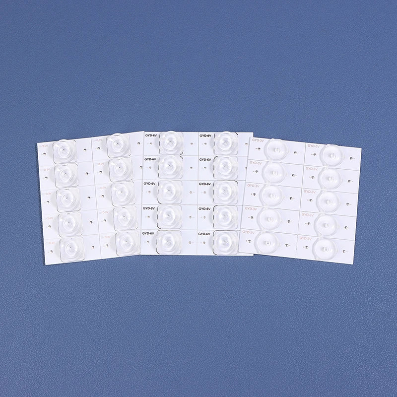 10Pcs SMD LED TV Backlight Beads 3V 6V | 32–65 Inch TV Repair