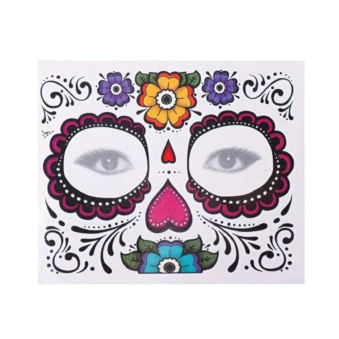 Halloween Face Gems Rhinestone Crystal Glitter Jewel Stickers