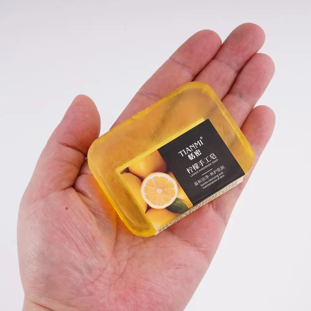 Lemon Essential Oil Handmade Soap 70g – Cleansing & Moisturizing