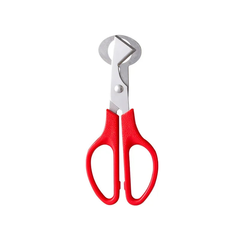 Scissors Kitchen Gadgets Quail Egg Bird Mixer Pigeons Kitchens Accessories Blade Clipper Stainless Steel Shells Scissor Househ Peaceful Pleasures Health and Wellness red