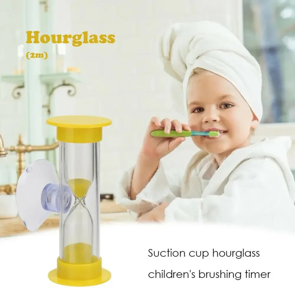 Kids' Sand Timer Hourglass – 2/3 Min Toothbrush & Game Clock Sand Hourglass Timer Peaceful Pleasures Health and Wellness