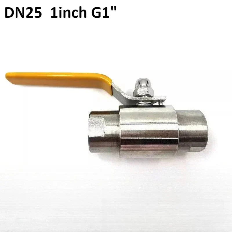 304 Stainless Steel Ball Valve DN8–DN25 Female Thread High Pressure
