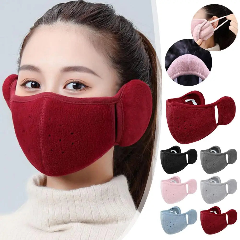 Winter Warm Mask Ear Protection Autumn and Winter Windproof Face Mask New Keep Warm Winter Cycling Two-in-one Ear Mask Windproof Peaceful Pleasures Health and Wellness
