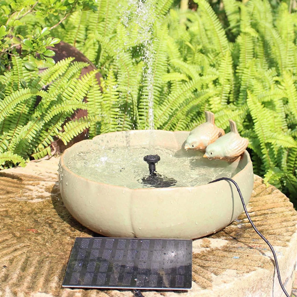 Solar Powered Fountain & Pond Pump – Garden, Pool & Aquarium Water Feature Peaceful Pleasures Health and Wellness