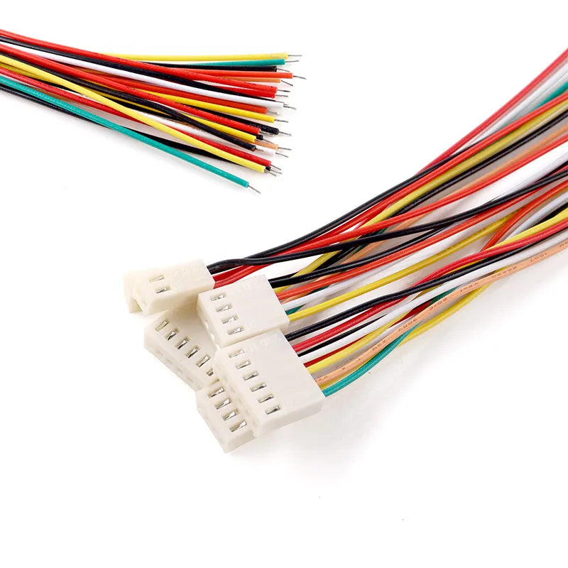 50PCS KF2510 2.54 Connector Plug Wire Cable 20cm Long 26AWG 2/3/4/5/6/7/8P Single End Peaceful Pleasures Health and Wellness