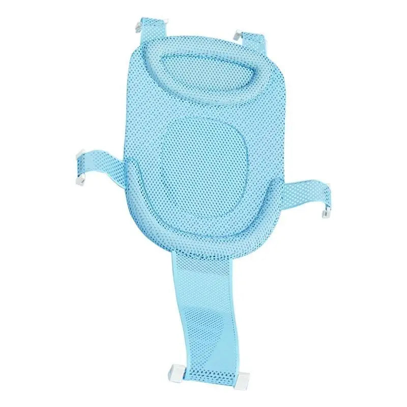 Adjustable Baby Bath Net with Headrest | Newborn Bathtub Support