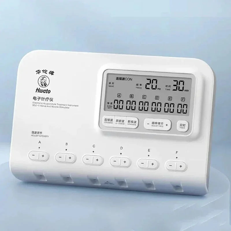 6-Channel EMS TENS Electroacupuncture Stimulator | Pain Relief