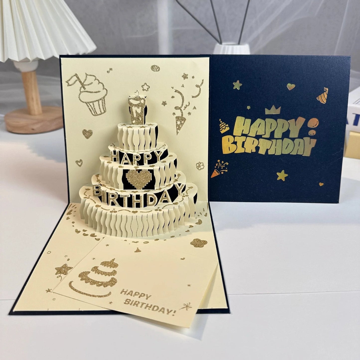 3D Pop-Up Handmade Greeting Cards with Envelopes | All Occasions