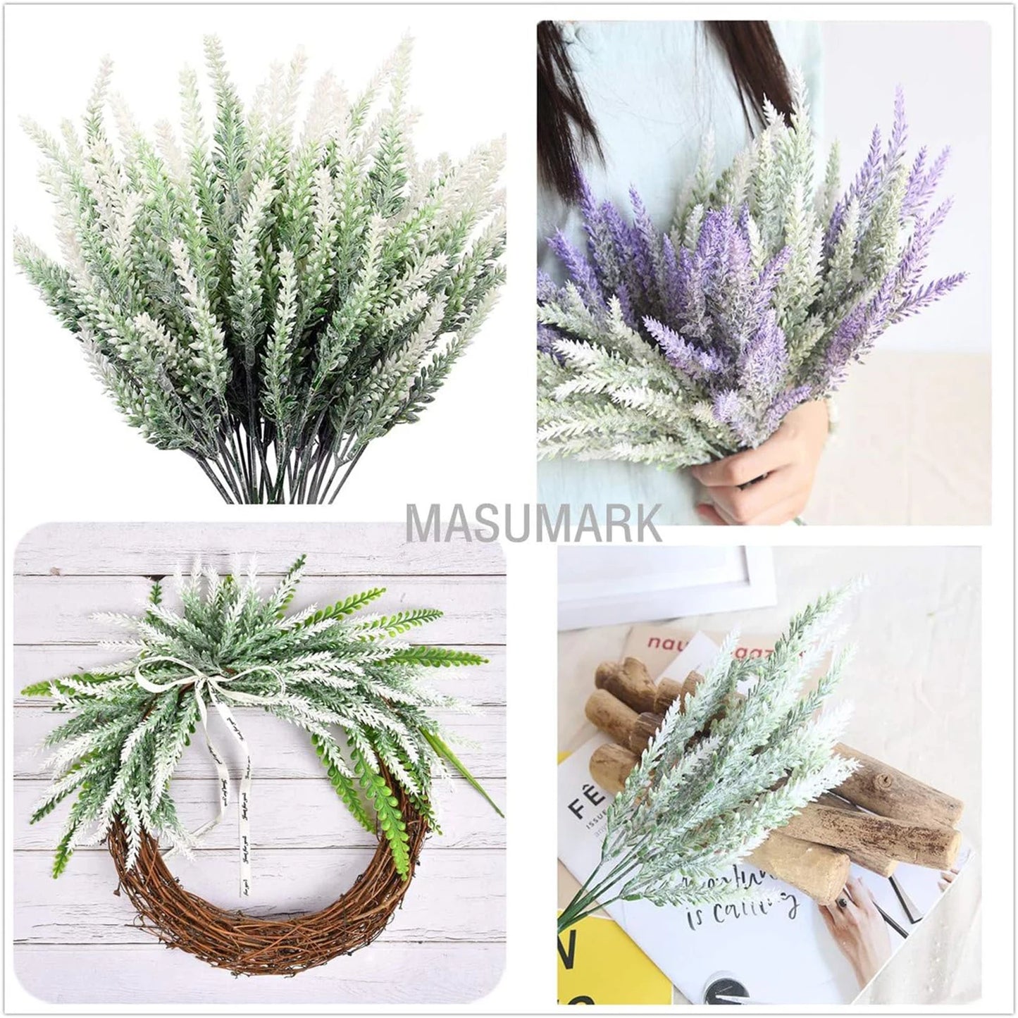 Artificial Lavender Bouquet for Wedding, Home & Party Décor
