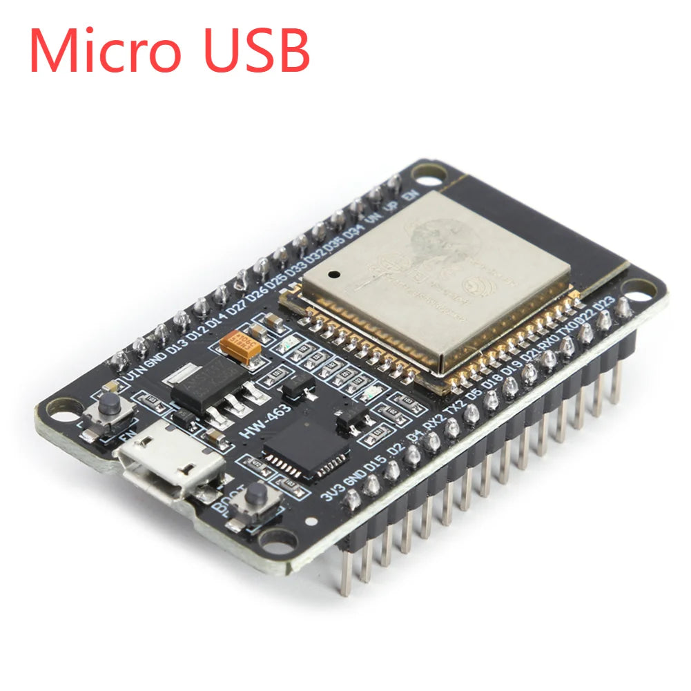 E32 Development Board WiFi+Bluetooth Module Ultra-Low Power Consumption Dual Core Micro USB C Peaceful Pleasures Health and Wellness Micro USB