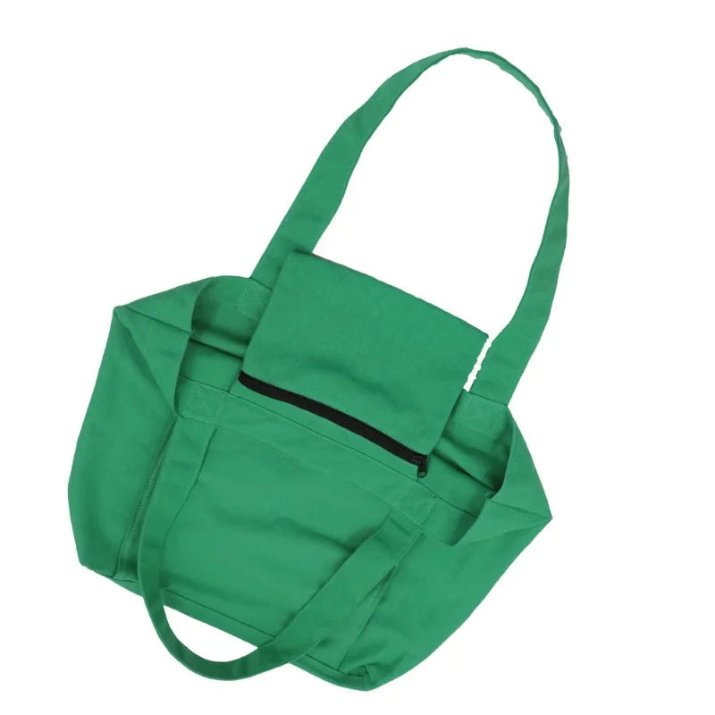 Canvas Crossbody Yoga Mat Bag with Padded Straps – Lightweight