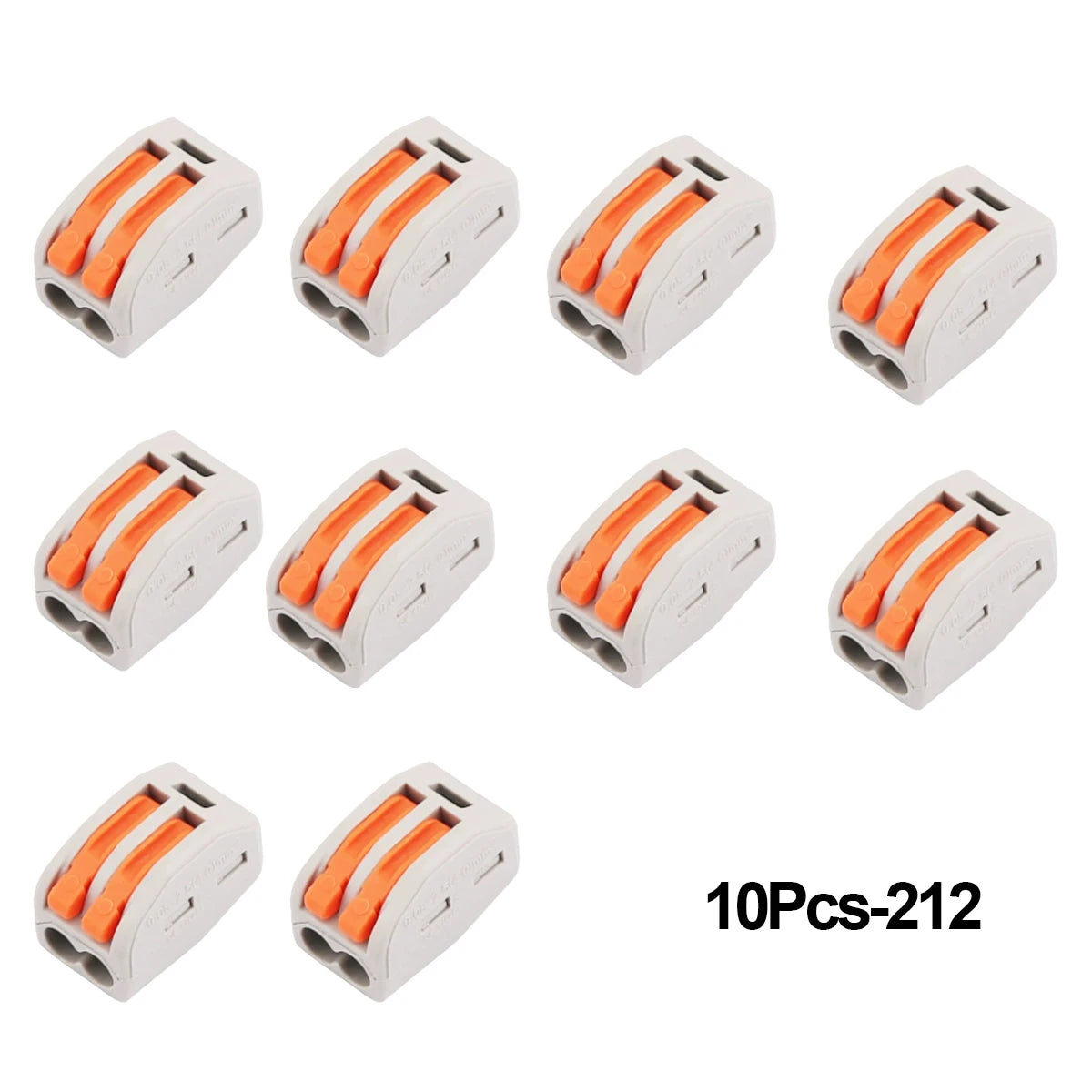 10-Pack Lever Nut Wire Connectors | Quick Splice Terminal Block