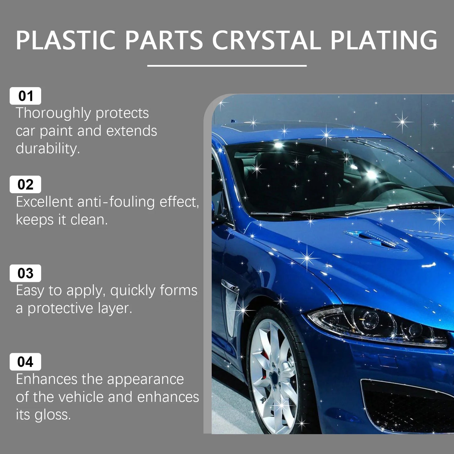 RayHong Car Crystal Plating Agent | Polish, Protect & Waterproof