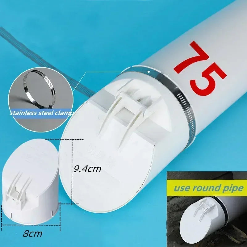 50–160mm Anti-Odor Drain Pipe Floor Drain Cap & Plug Cover