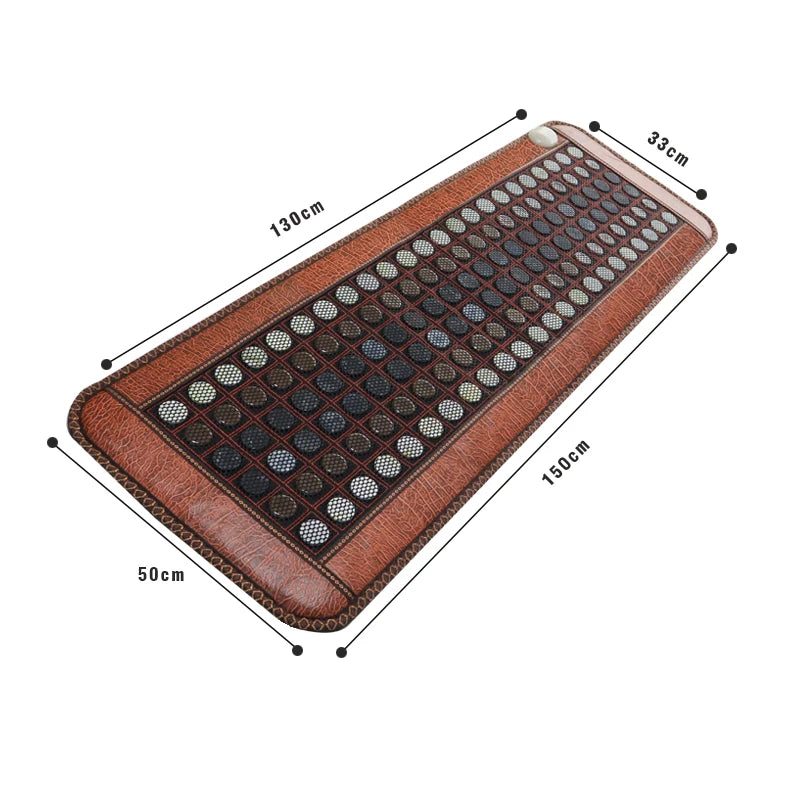 Jade Tourmaline Heating Pad Hot Stone Mat 60×150cm | VamsLuna