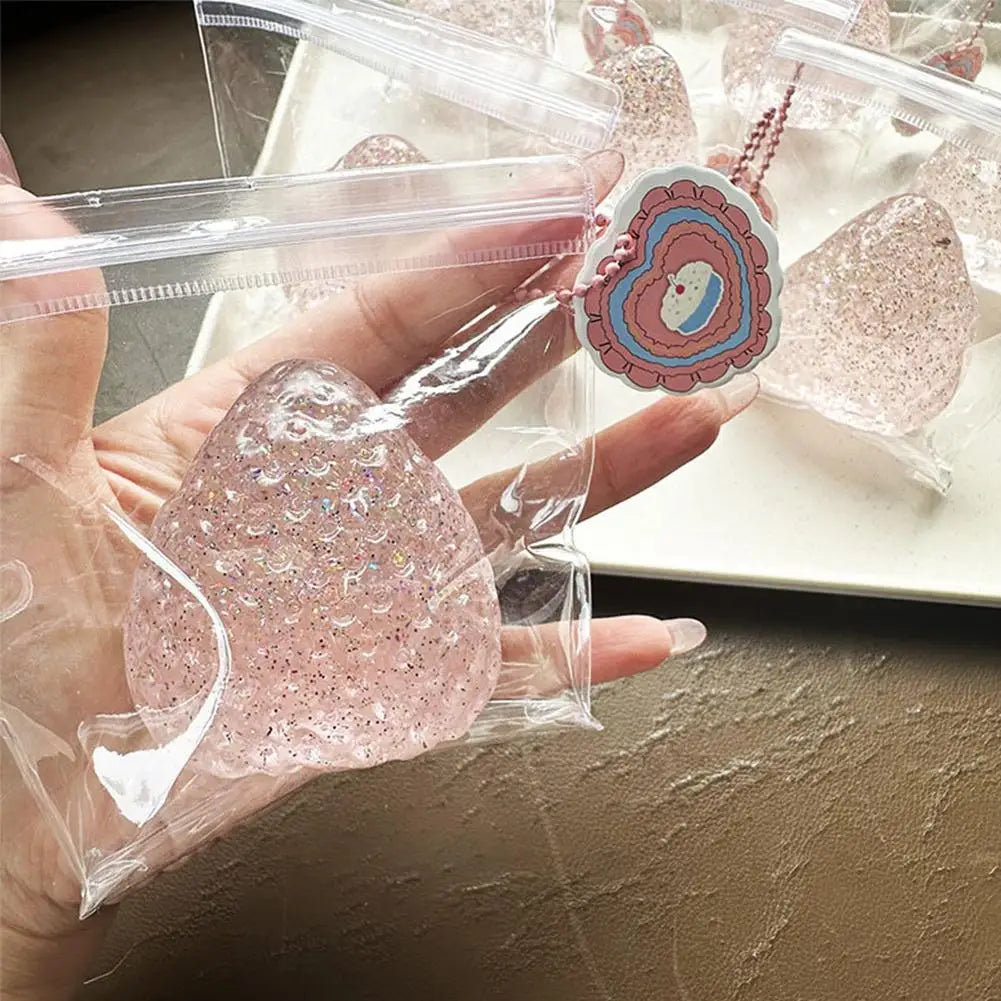 Strawberry Squishy Fidget Toy – Cute Squeeze Ball for Relaxation