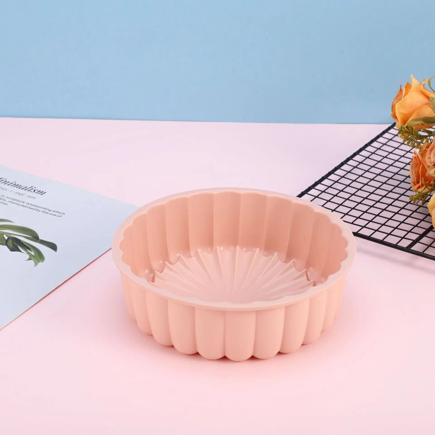 Round Silicone Cake Pan – Non-Stick DIY Baking Mold