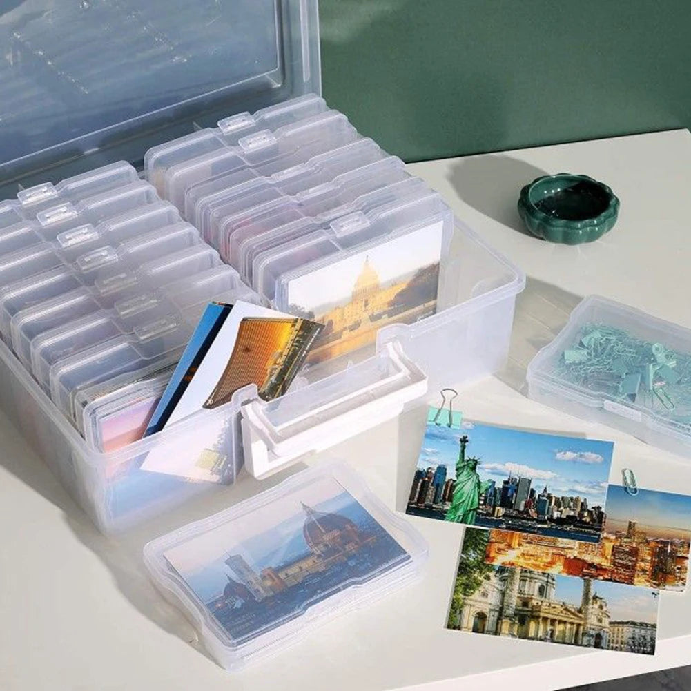 Photo Storage Boxes 4x6inch Photograph Picture Album Organiser Craft