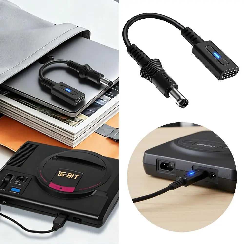 USB-C to DC Power Adapter Cable for 1st Gen Game Console