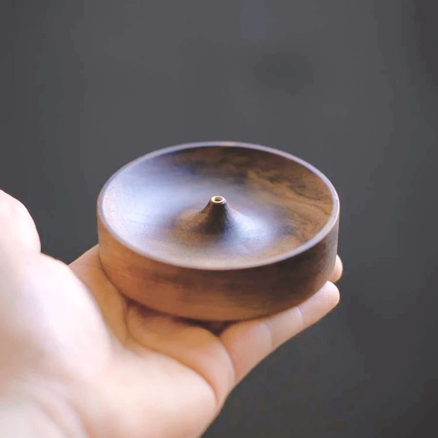 Handmade Solid Wood Incense Burner Tray | Agarwood Holder