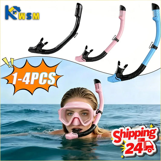 Dry Top Snorkel for Adults – Anti-Leak, Purge Valve & Soft Mouthpiece Dry Top Snorkel Oasis Select