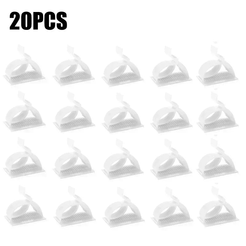 Self-Adhesive Cable Clips PG7 Wire Organizer Clamps 30 Pack