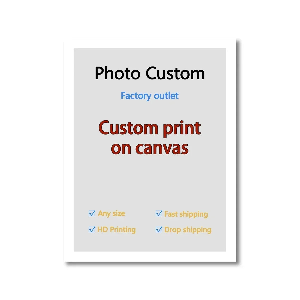 Custom Canvas Print | Personalized Photo Wall Art & Home Decor Custom Canvas Print Peaceful Pleasures Health and Wellness canvas only 20x40cm