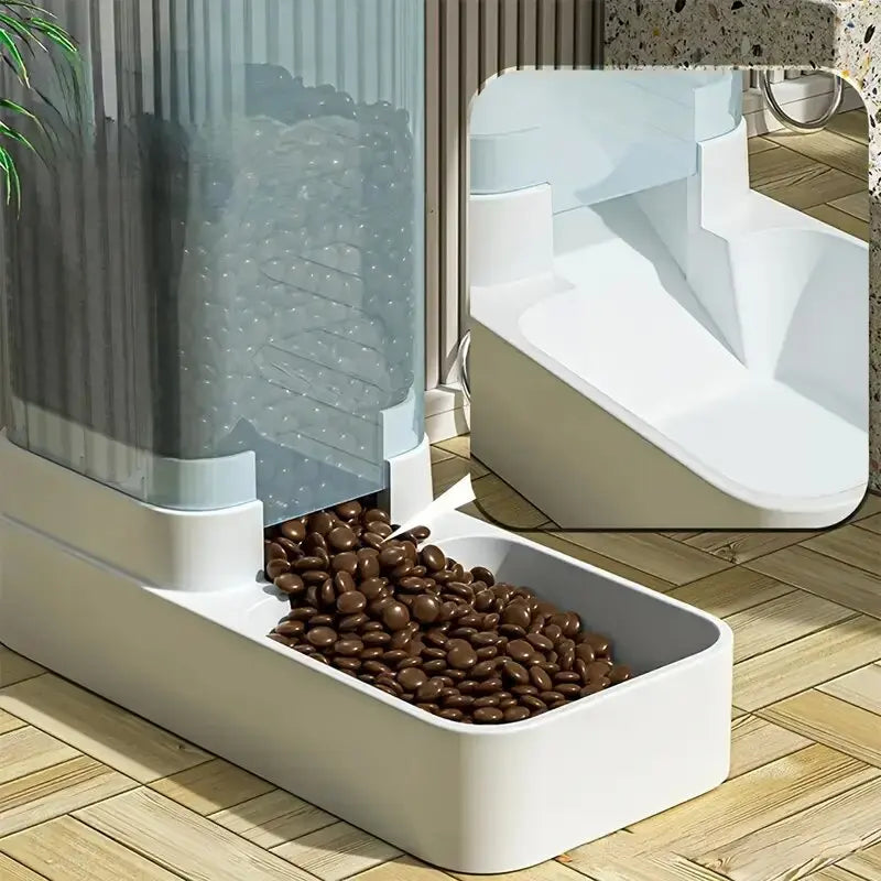 Gravity Dog Feeder & Water Dispenser Set – 3.8L BPA-Free