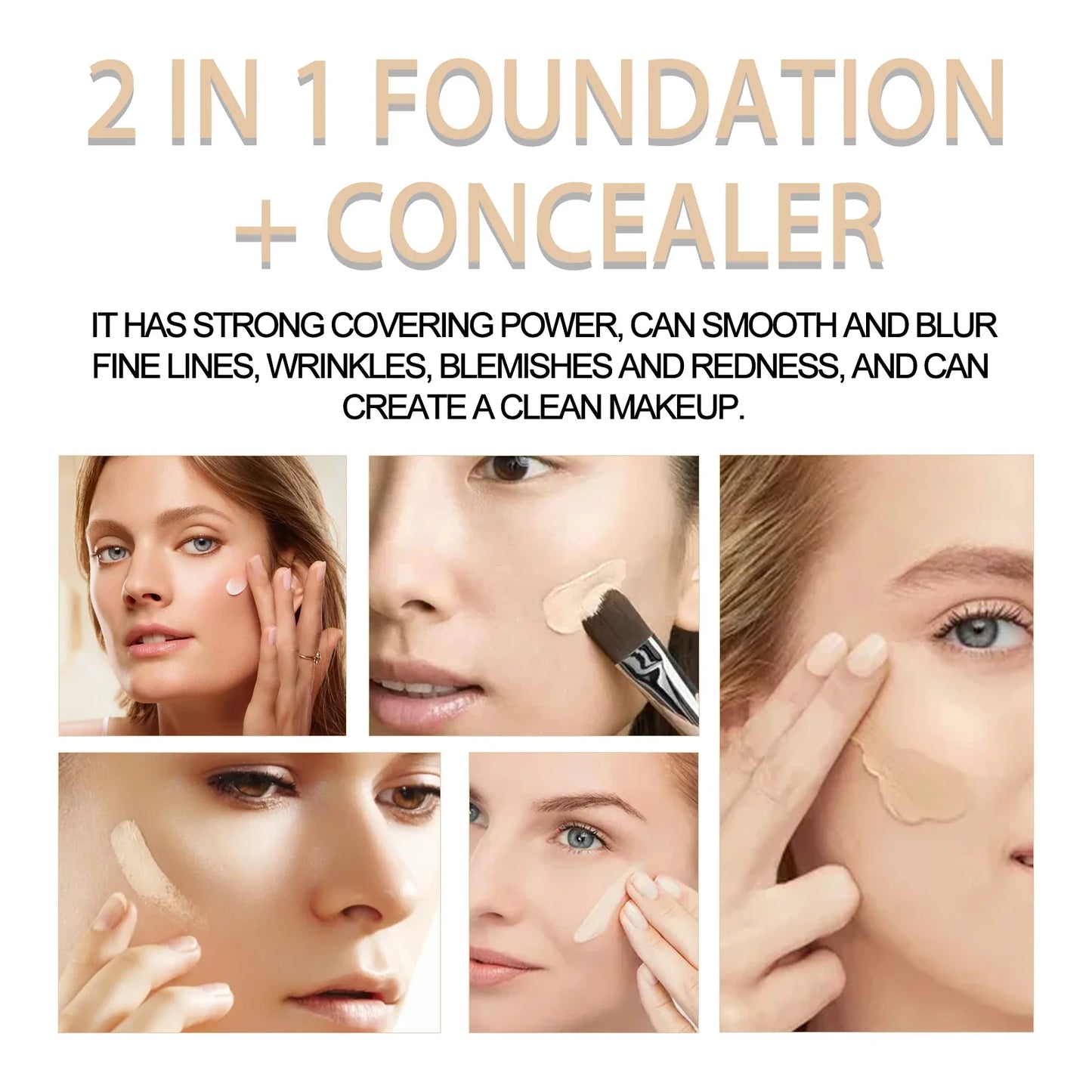 Jaysuing Double Head Concealer – Cover Blemishes & Dark Circles