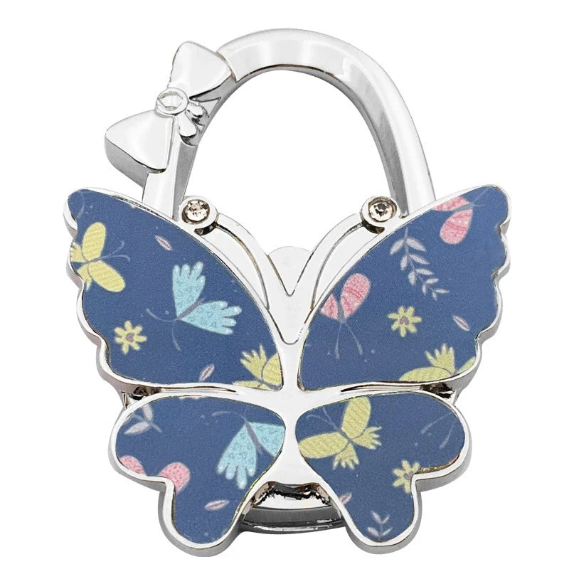Butterfly Purse Hook – Foldable Handbag Table Hanger for Women