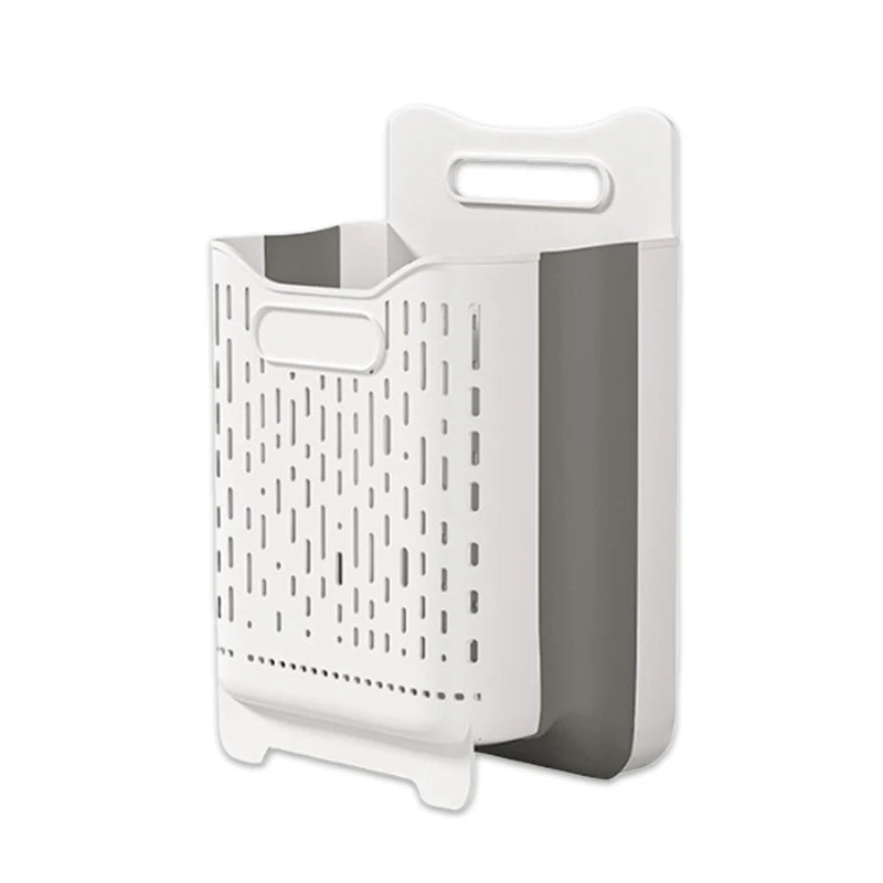 Wall-Mounted Collapsible Laundry Hamper | Space-Saving Basket