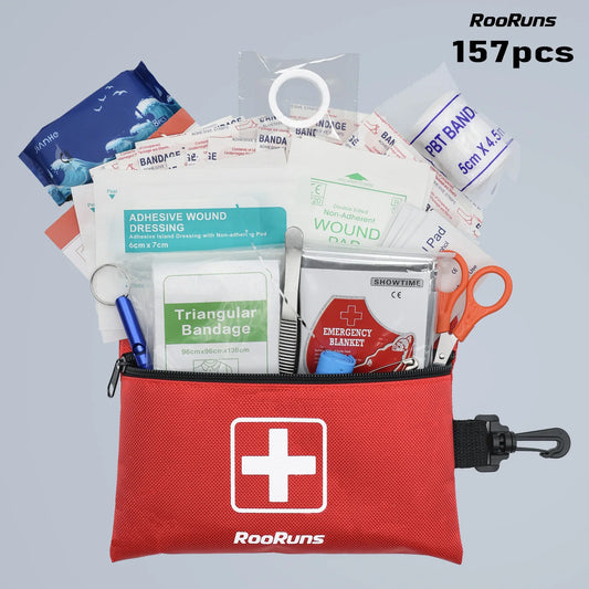 1set First-aid kit Convenient Waterproof Emergency Kit Storage Bag Outdoor Homeschool Supplie Survival kit For Camping Equipment Peaceful Pleasures Health and Wellness