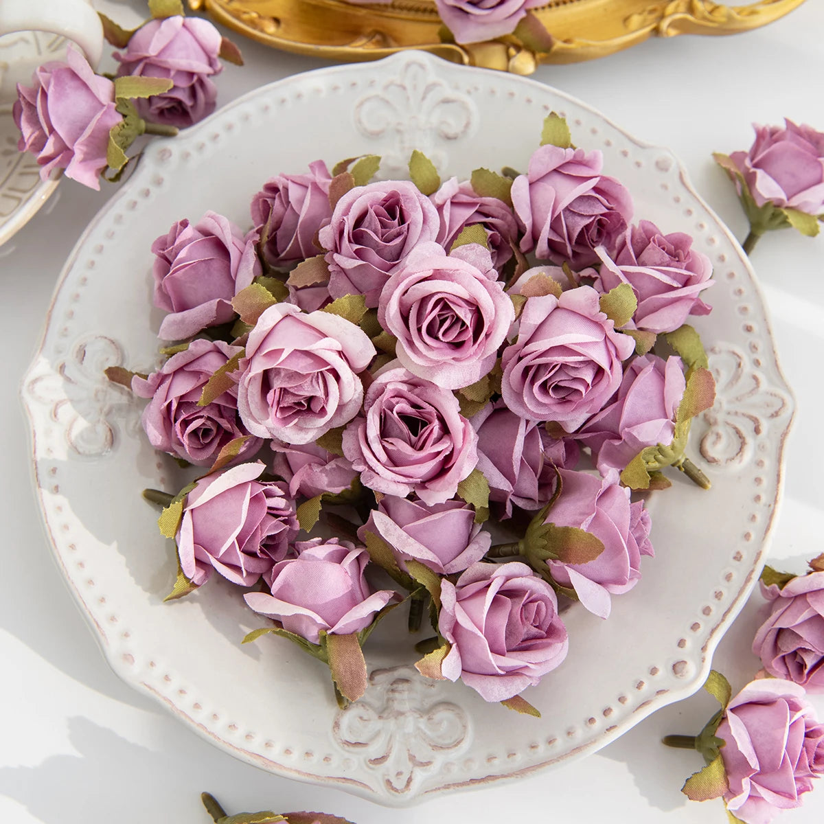 Artificial Silk Rose Flower Heads – Wedding & Party Décor