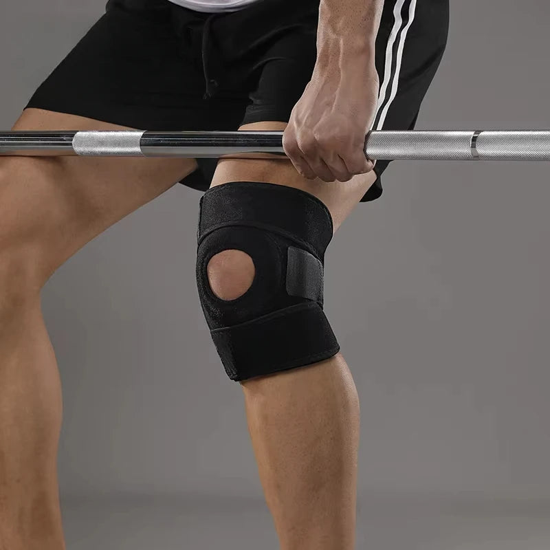 1 piece of sports and fitness knee pad, knee cap with adjustable knee support Peaceful Pleasures Health and Wellness
