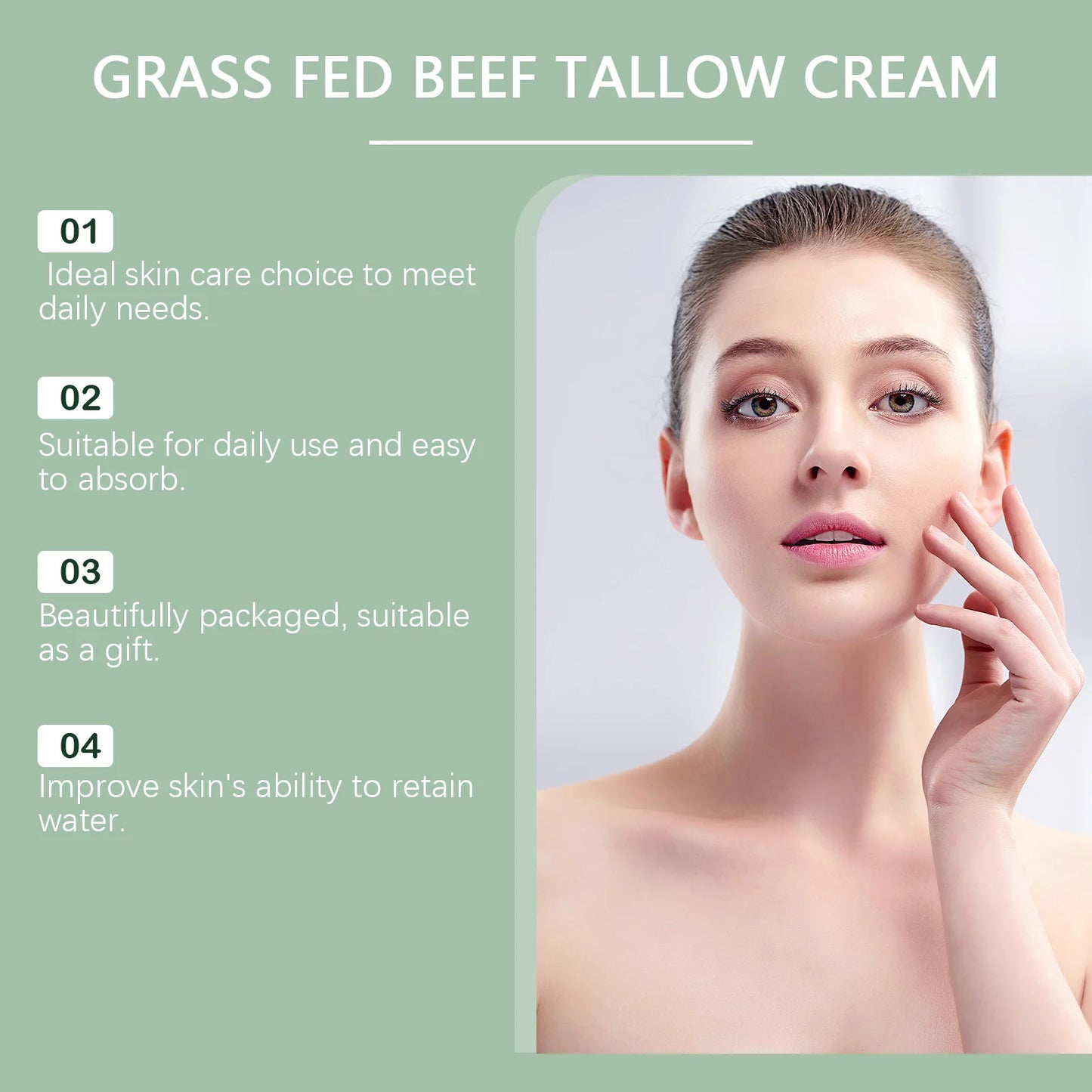 Tallow Face & Body Cream – Firming, Moisturizing, Nourishing