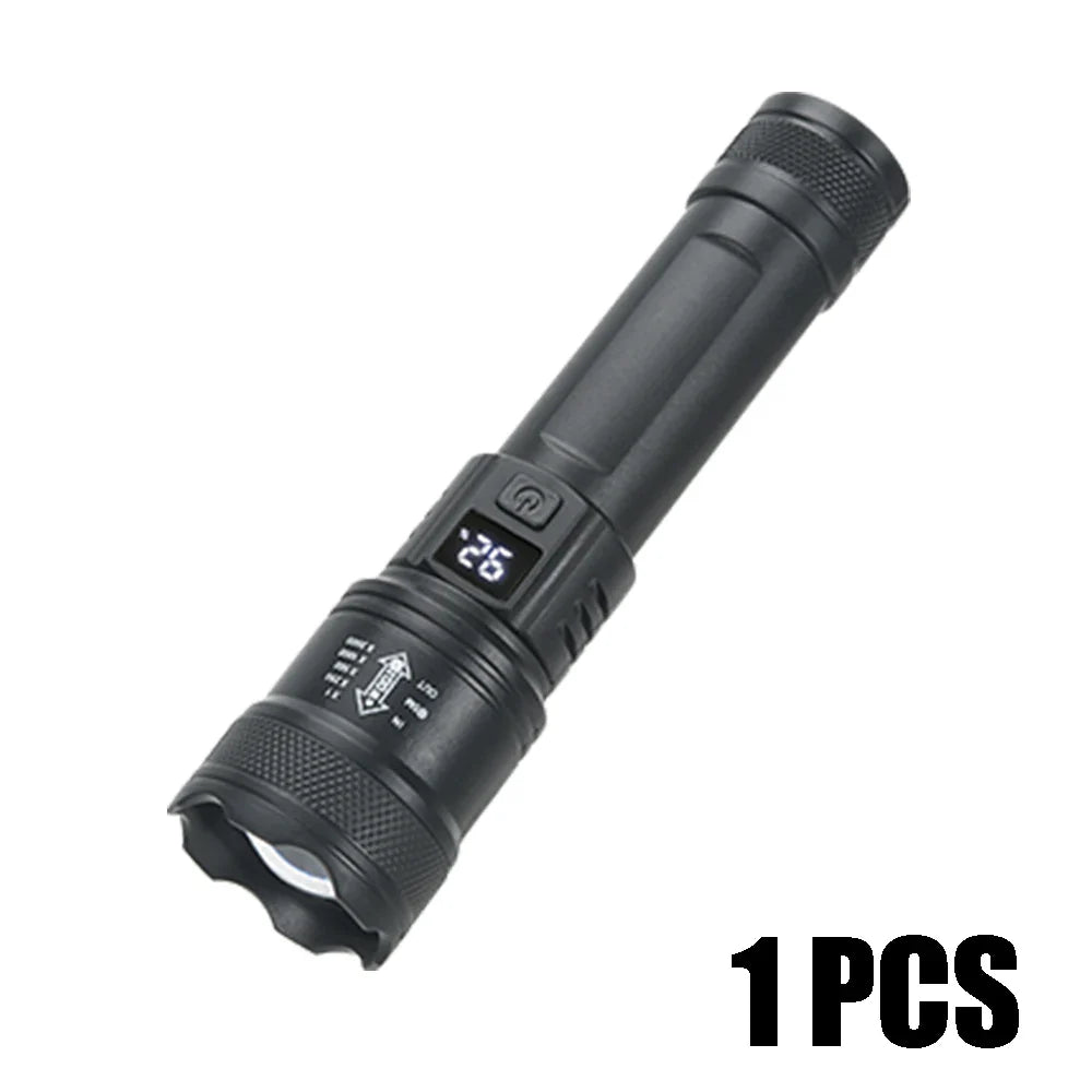 KDULIT P50 LED Tactical Flashlight 2000lm Zoomable IP67