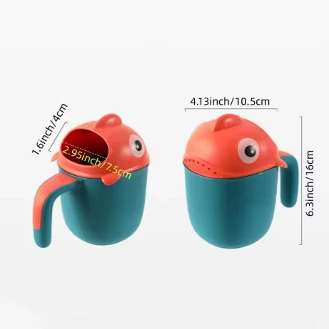 1/2pcs Fun children's shampoo cups, cute baby cartoon shampoo cups, bath toys, splash proof showerheads, bathroom accessories Peaceful Pleasures Health and Wellness