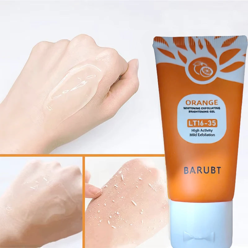 Orange Exfoliating Gel Facial & Body Scrub – 50g | Dead Skin Remover
