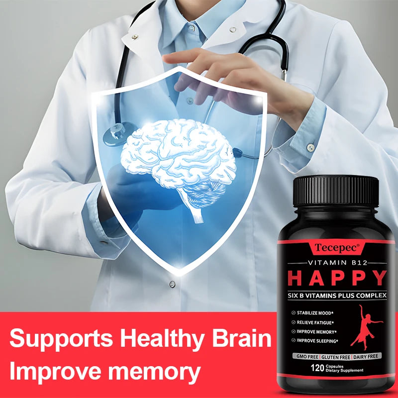 Vitamin B12 – Dietary Supplement, Supports Energy Metabolism, Mental Clarity, and Nervous System Health – Easy To Swallow Peaceful Pleasures Health and Wellness