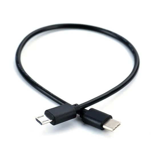 USB-C to Micro USB Cable Male to Male | 30cm & 100cm USB Charging Cable Oasis Select