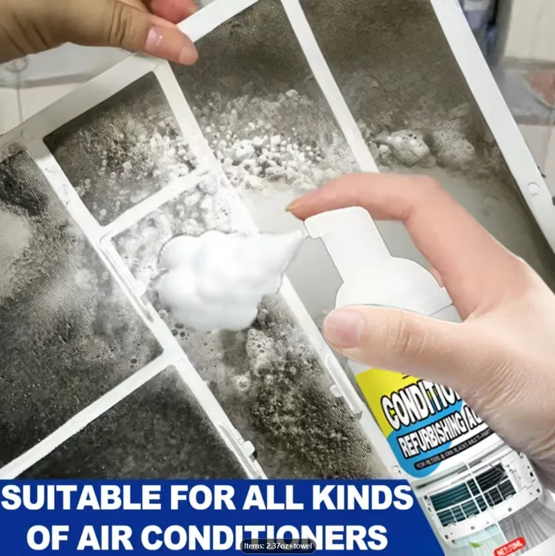 Air Conditioner Cleaner – Filter Polish & Surface Renovator