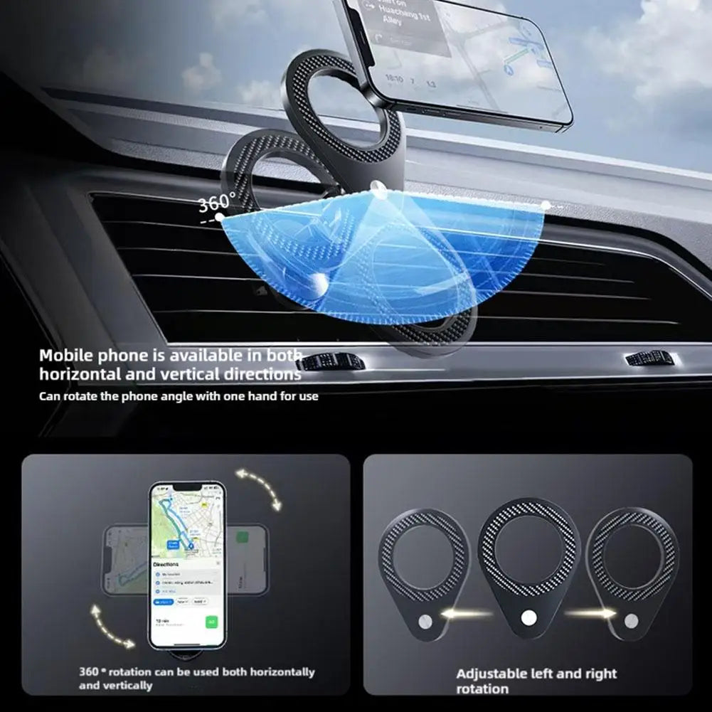MagSafe Magnetic Car Phone Mount Head – Universal iPhone Holder