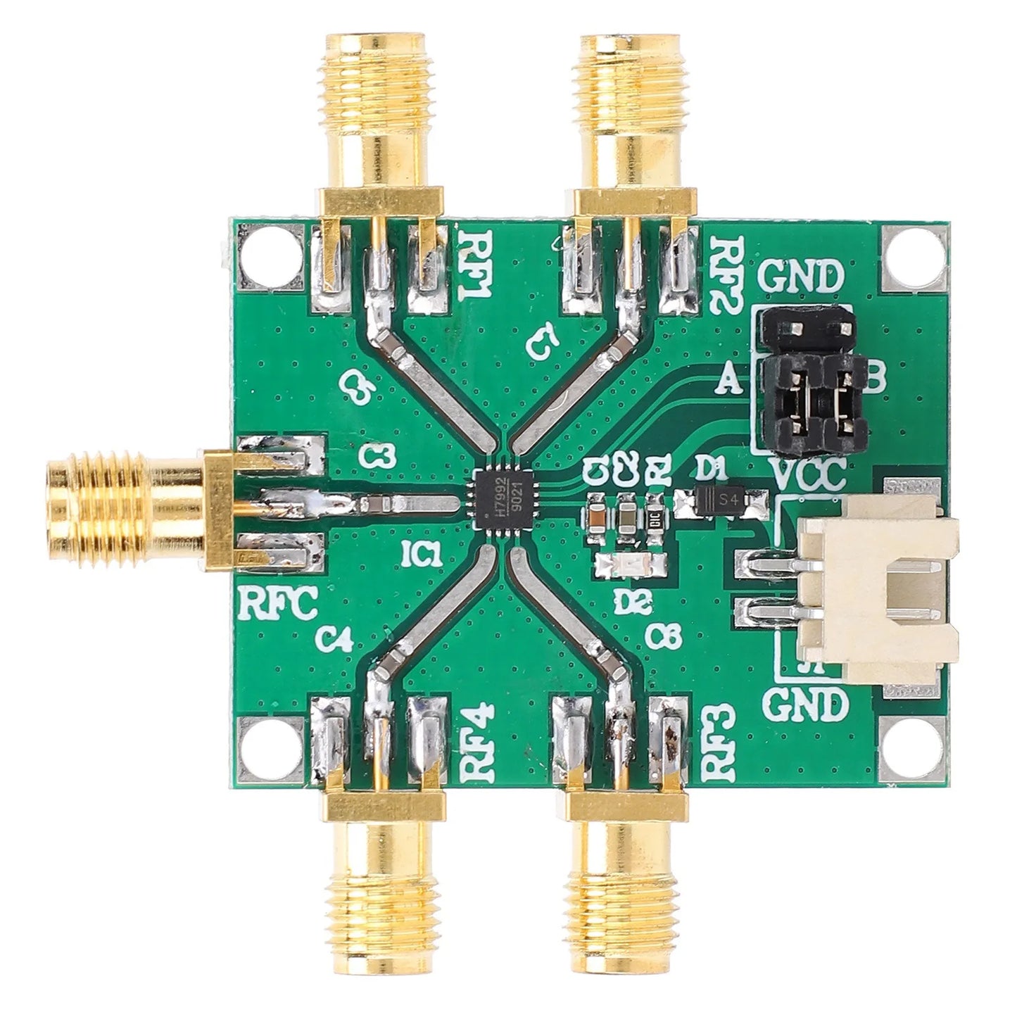 RF Module Single‑Pole 4 Throw Non‑Reflective Electronic Component HMC7992 0.1-6GHz Non‑Reflective RF Module Peaceful Pleasures Health and Wellness